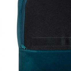 Beliani Fauteuils Chaise à Bascule En Velours Bleu Azur -Chaise Soldes 2024 chaise a bascule en velours bleu azur 5