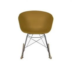 Meubles & Design Fauteuils Chaise à Bascule Scandinave Design Moutarde 2 Meubles & Design Fauteuils Chaise à Bascule Scandinave Design Moutarde -Chaise Soldes 2024 chaise a bascule scandinave design moutarde 3