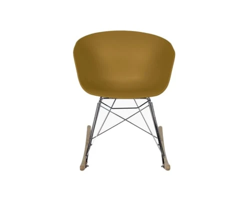 Chaise à bascule scandinave design moutarde Meubles & Design Fauteuils Chaise à Bascule Scandinave Design Moutarde -Chaise Soldes 2024 chaise a bascule scandinave design moutarde 3