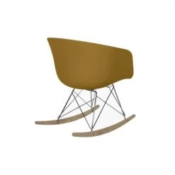 Meubles & Design Fauteuils Chaise à Bascule Scandinave Design Moutarde 3 Meubles & Design Fauteuils Chaise à Bascule Scandinave Design Moutarde -Chaise Soldes 2024 chaise a bascule scandinave design moutarde 4