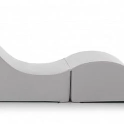Talamo Italia Poufs Chaise Longue En éco-cuir Blanc -Chaise Soldes 2024 chaise longue en eco cuir blanc 3