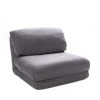 Drawer Fauteuils Chauffeuse Convertible 1 Place En Tissu Gris Nuage