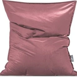 Sitting Point Poufs Coussin D'intérieur Géant Aspect Velours Vieux Rose 170x130cm