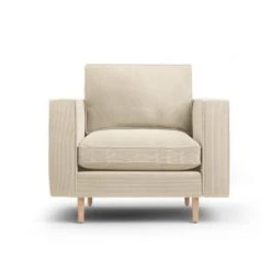 CXL By Christian Lacroix Fauteuils Fauteuil 1 Place En Tissu Structuré Beige Clair -Chaise Soldes 2024 fauteuil 1 place en tissu structure beige clair 3