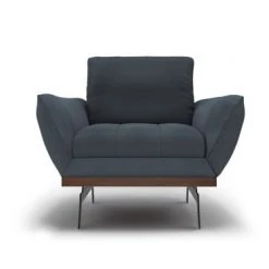 CXL By Christian Lacroix Fauteuils Fauteuil 1 Place En Tissu Structuré Bleu -Chaise Soldes 2024 fauteuil 1 place en tissu structure bleu 7