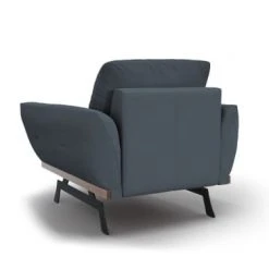 CXL By Christian Lacroix Fauteuils Fauteuil 1 Place En Tissu Structuré Bleu -Chaise Soldes 2024 fauteuil 1 place en tissu structure bleu 8