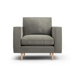 CXL By Christian Lacroix Fauteuils Fauteuil 1 Place En Tissu Structuré Gris Clair -Chaise Soldes 2024 fauteuil 1 place en tissu structure gris clair 3