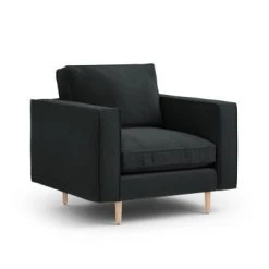 CXL By Christian Lacroix Fauteuils Fauteuil 1 Place En Tissu Structuré Noir