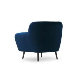 Micadoni Home Fauteuils Fauteuil 1 Place En Velours Bleu Roi -Chaise Soldes 2024 fauteuil 1 place en velours bleu roi 2
