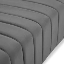 Micadoni Home Fauteuils Fauteuil 1 Place En Velours Gris Clair -Chaise Soldes 2024 fauteuil 1 place en velours gris clair 5