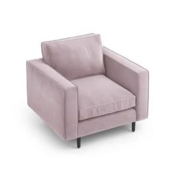 CXL By Christian Lacroix Fauteuils Fauteuil 1 Place En Velours Lavande -Chaise Soldes 2024 fauteuil 1 place en velours lavande 10