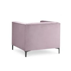 Micadoni Home Fauteuils Fauteuil 1 Place En Velours Lavande -Chaise Soldes 2024 fauteuil 1 place en velours lavande 2