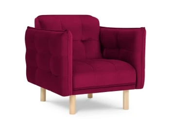 Fauteuil 1 place en velours vert bouteille Micadoni Home Fauteuils Fauteuil 1 Place En Velours Vert Bouteille -Chaise Soldes 2024 fauteuil 1 place en velours rouge 10