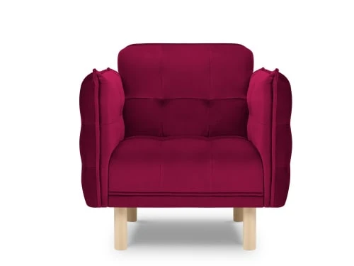 Fauteuil 1 place en velours rouge Micadoni Home Fauteuils Fauteuil 1 Place En Velours Rouge -Chaise Soldes 2024 fauteuil 1 place en velours rouge 6