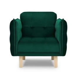 Micadoni Home Fauteuils Fauteuil 1 Place En Velours Vert Bouteille 1 Micadoni Home Fauteuils Fauteuil 1 Place En Velours Vert Bouteille -Chaise Soldes 2024 fauteuil 1 place en velours vert bouteille 8