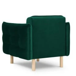 Micadoni Home Fauteuils Fauteuil 1 Place En Velours Vert Bouteille 2 Micadoni Home Fauteuils Fauteuil 1 Place En Velours Vert Bouteille -Chaise Soldes 2024 fauteuil 1 place en velours vert bouteille 9