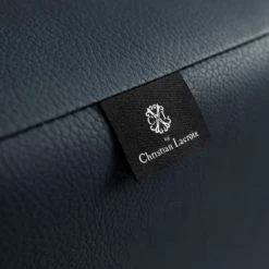 CXL By Christian Lacroix Fauteuils Fauteuil 1 Place XL En Cuir Cuir Bleu -Chaise Soldes 2024 fauteuil 1 place xl en cuir cuir bleu 2