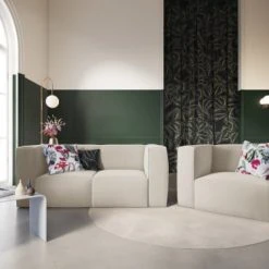 CXL By Christian Lacroix Fauteuils Fauteuil 1 Place XL En Tissu Structuré Beige -Chaise Soldes 2024 fauteuil 1 place xl en tissu structure beige 1