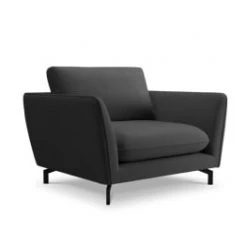 CXL By Christian Lacroix Fauteuils Fauteuil 1 Place XL En Velours Rose -Chaise Soldes 2024 fauteuil 1 place xl en velours gris fonce