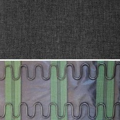 Alice's Garden Fauteuils Fauteuil à Bascule Design Bois Et Tissu Gris Foncé -Chaise Soldes 2024 fauteuil a bascule design bois et tissu gris fonce 5