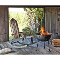 Maisons Du Monde Fauteuils Fauteuil à Bascule En Bois Recyclé -Chaise Soldes 2024 fauteuil a bascule en bois recycle 1000 15 1 129725 6