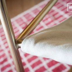 PIB Fauteuils Fauteuil à Bascule En Tissu Blanc -Chaise Soldes 2024 fauteuil a bascule en tissu blanc 3