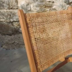 Casatera Fauteuils Fauteuil Bas Lounge Teck Et Rotin Bois Clair -Chaise Soldes 2024 fauteuil bas lounge teck et rotin bois clair 2