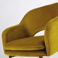 Maisons Du Monde Fauteuils Fauteuil Bas Vintage En Velours Jaune Moutarde 3 Maisons Du Monde Fauteuils Fauteuil Bas Vintage En Velours Jaune Moutarde -Chaise Soldes 2024 fauteuil bas vintage en velours jaune moutarde 1000 14 31 209828 4