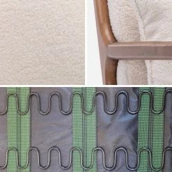 Alice's Garden Fauteuils Fauteuil Bouclettes Pieds Bois D'hévéa Teinté -Chaise Soldes 2024 fauteuil bouclettes pieds bois d hevea teinte 5