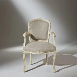 Robin Des Bois Fauteuils Fauteuil Cabriolet En Lin -Chaise Soldes 2024 fauteuil cabriolet en lin 2