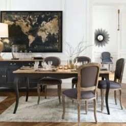 Maisons Du Monde Fauteuils Fauteuil Cabriolet En Lin Taupe -Chaise Soldes 2024 fauteuil cabriolet en lin taupe 1000 7 38 116355 11