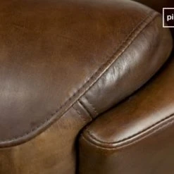 PIB Fauteuils Fauteuil Club En Cuir Marron -Chaise Soldes 2024 fauteuil club en cuir marron 4