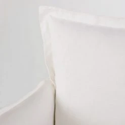 Maisons Du Monde Fauteuils Fauteuil Convertible En Lin Froissé Blanc -Chaise Soldes 2024 fauteuil convertible en lin froisse blanc 1000 10 3 201477 4