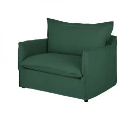 Maisons Du Monde Fauteuils Fauteuil Convertible En Lin Froissé Vert -Chaise Soldes 2024 fauteuil convertible en lin froisse vert 1000 11 35 221640 3