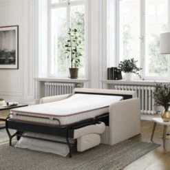 Usinestreet Fauteuils Fauteuil Convertible Express En Tissu Beige - Couchage 100x190 -Chaise Soldes 2024 fauteuil convertible express en tissu beige couchage 100x190 2