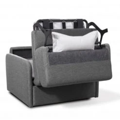 Usinestreet Fauteuils Fauteuil Convertible Express En Tissu Gris Foncé - Couchage 70x190 -Chaise Soldes 2024 fauteuil convertible express en tissu gris fonce couchage 70x190 6