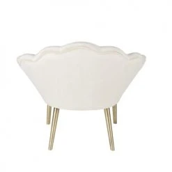 Maisons Du Monde Fauteuils Fauteuil Coquillage En Velours Beige -Chaise Soldes 2024 fauteuil coquillage en velours beige 1000 1 38 219675 4