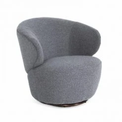 Oviala Fauteuils Fauteuil Cosy En Bouclette Blanc -Chaise Soldes 2024 fauteuil cosy en bouclette gris