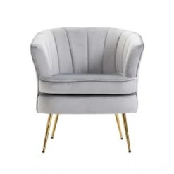 Baita Fauteuils Fauteuil Crapaud En Velours 1 Place Gris -Chaise Soldes 2024 fauteuil crapaud en velours 1 place gris 8