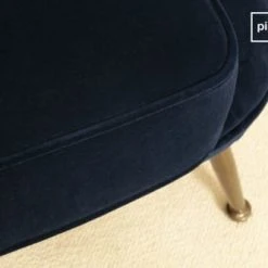 PIB Fauteuils Fauteuil Crapaud En Velours Bleu -Chaise Soldes 2024 fauteuil crapaud en velours bleu 2