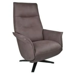 My New Design Fauteuils Fauteuil De Relaxation Manuel Design - Cuir Blanc -Chaise Soldes 2024 fauteuil de relaxation manuel design microfibre marron