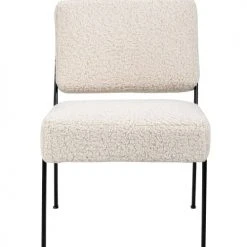 Nordlys Fauteuils Fauteuil De Salon En Métal Et Bouclettes Blanches -Chaise Soldes 2024 fauteuil de salon en metal et bouclettes blanches 8