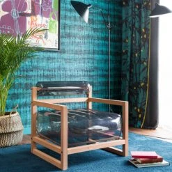 Mojow Fauteuils Fauteuil Design En TPU Et Bois PEFC -Chaise Soldes 2024 fauteuil design en tpu et bois pefc 12