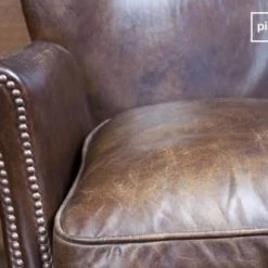 PIB Fauteuils Fauteuil Du Professeur En Cuir Marron -Chaise Soldes 2024 fauteuil du professeur en cuir marron 2