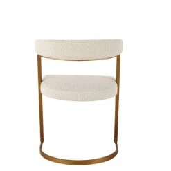 Maisons Du Monde Fauteuils Fauteuil écru Chiné Et Métal Coloris Laiton -Chaise Soldes 2024 fauteuil ecru chine et metal coloris laiton 1000 5 24 187804 5