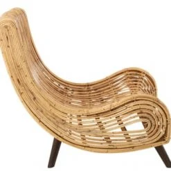 Hellin Fauteuils Fauteuil En Bambou Et Rotin Naturel -Chaise Soldes 2024 fauteuil en bambou et rotin naturel 4