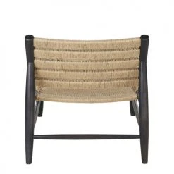 Maisons Du Monde Fauteuils Fauteuil En Bois De Manguier Noir Et Sisal -Chaise Soldes 2024 fauteuil en bois de manguier noir et sisal 1000 2 2 225830 3