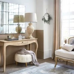 Maisons Du Monde Fauteuils Fauteuil En Coton Coloris Lin Et Chêne -Chaise Soldes 2024 fauteuil en coton coloris lin et chene 1000 15 21 166768 8