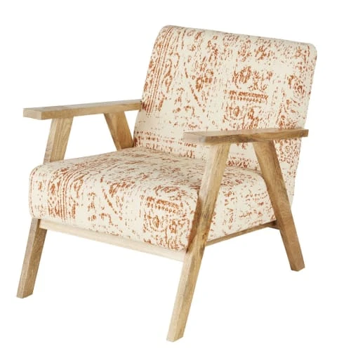Fauteuil en coton façon tapisserie multicolore et bois de manguier Maisons Du Monde Fauteuils Fauteuil En Coton Façon Tapisserie Multicolore Et Bois De Manguier -Chaise Soldes 2024 fauteuil en coton facon tapisserie multicolore et bois de manguier 1000 16 33 219588 1