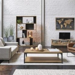 Maisons Du Monde Fauteuils Fauteuil En Cuir Marron -Chaise Soldes 2024 fauteuil en cuir marron 1000 6 1 175973 11